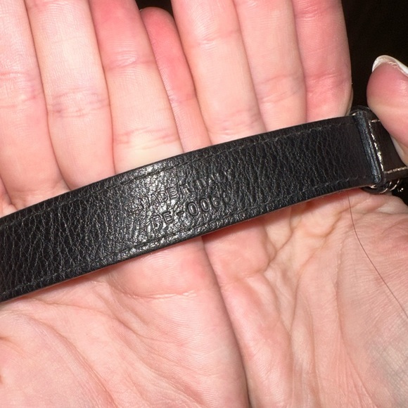 Black large logo Dior belt - Picture 2 of 2